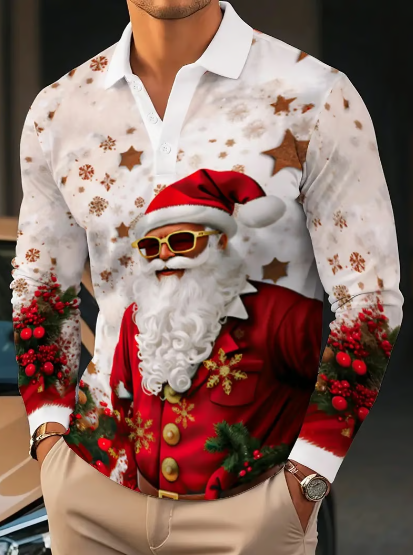 Max™ | Herrpiké med jultryck + Ultimate Christmas checklista