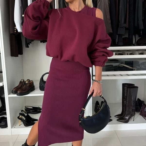 Zonova™ Elegance Set - Ärmlös Damklänning & Topp i 2 Delar